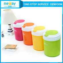 Neway Round Clamshell Plastic Waste Bin